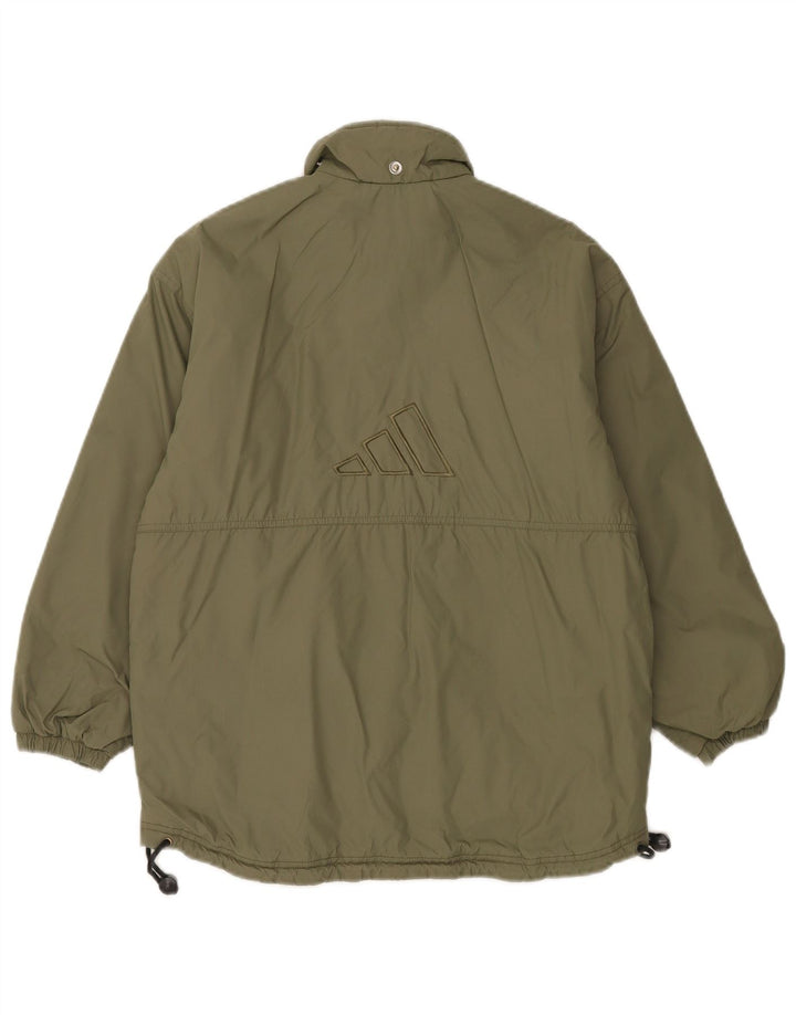 Adidas Jungen gepolsterter Mantel mit Grafik, 11–12 Jahre, Khaki, Polyamid