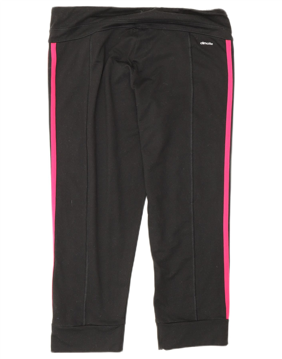 Adidas Damen Climalite Capri Leggings UK 12/14 Medium Schwarz Polyester