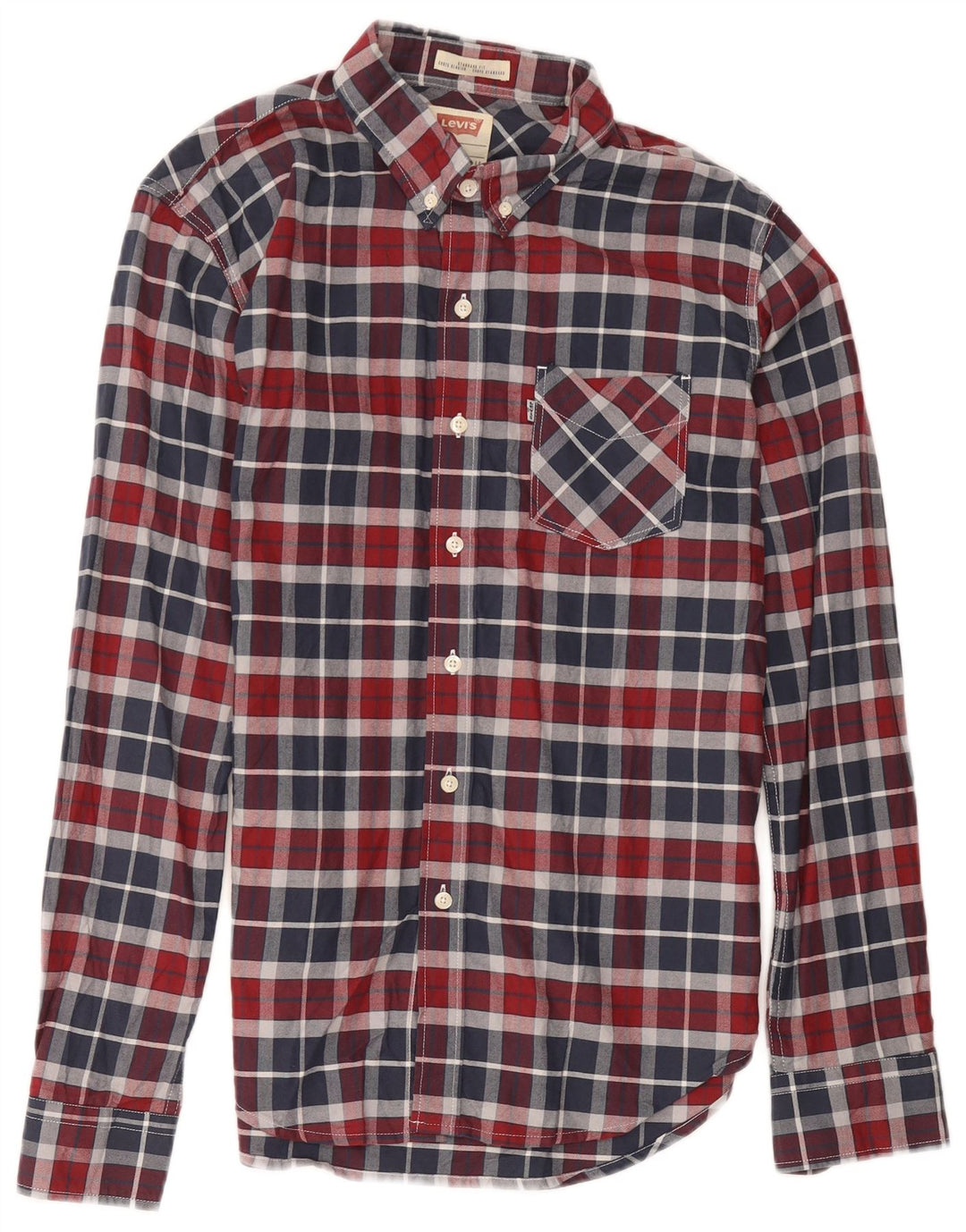 Levi's Herren-Hemd in Standard-Passform, mittelgroß, mehrfarbig, kariert, Baumwolle