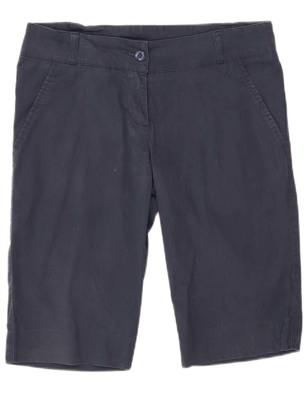 Fila Damen Chinoshorts IT 42 Medium W30 Marineblaue Baumwolle