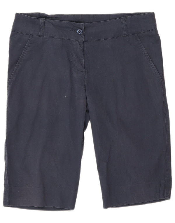 Fila Damen Chinoshorts IT 42 Medium W30 Marineblaue Baumwolle