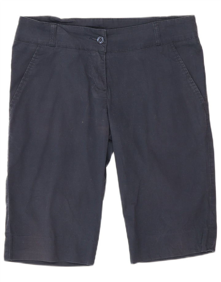 Fila Damen Chinoshorts IT 42 Medium W30 Marineblaue Baumwolle