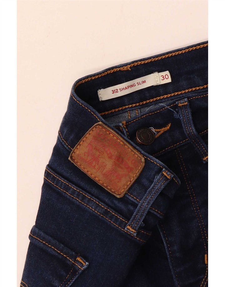Levi's Damen 312 Shaping Slim Jeans W30 L27 Marineblau