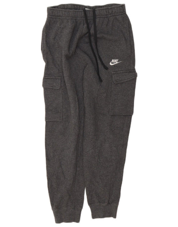 Nike Herren Cargo-Trainingshose, Jogginghose, Größe S, Grau, Baumwolle