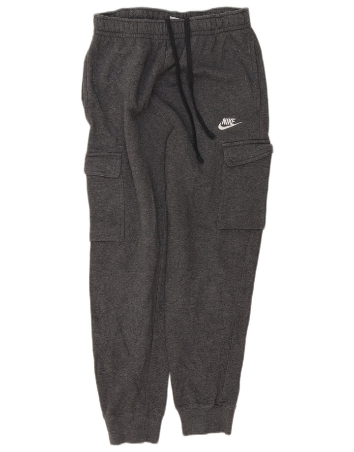 Nike Herren Cargo-Trainingshose, Jogginghose, Größe S, Grau, Baumwolle
