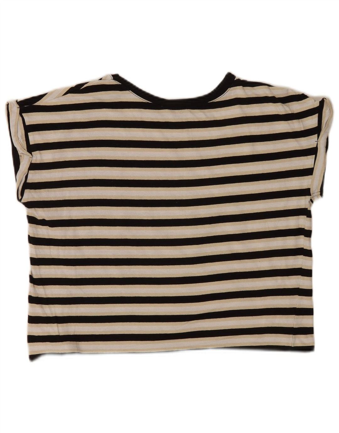 Übergroßes T-Shirt-Oberteil für Damen von Zara, Gr. 10, klein, mehrfarbig, gestreift
