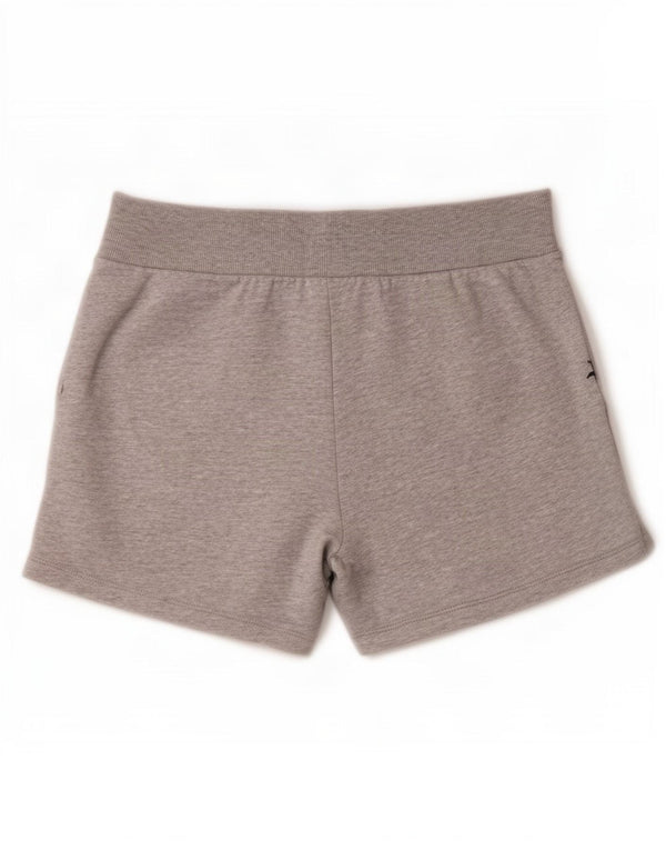 Puma Damen Regular Sport Shorts Mittelgrau gesprenkelte Baumwolle