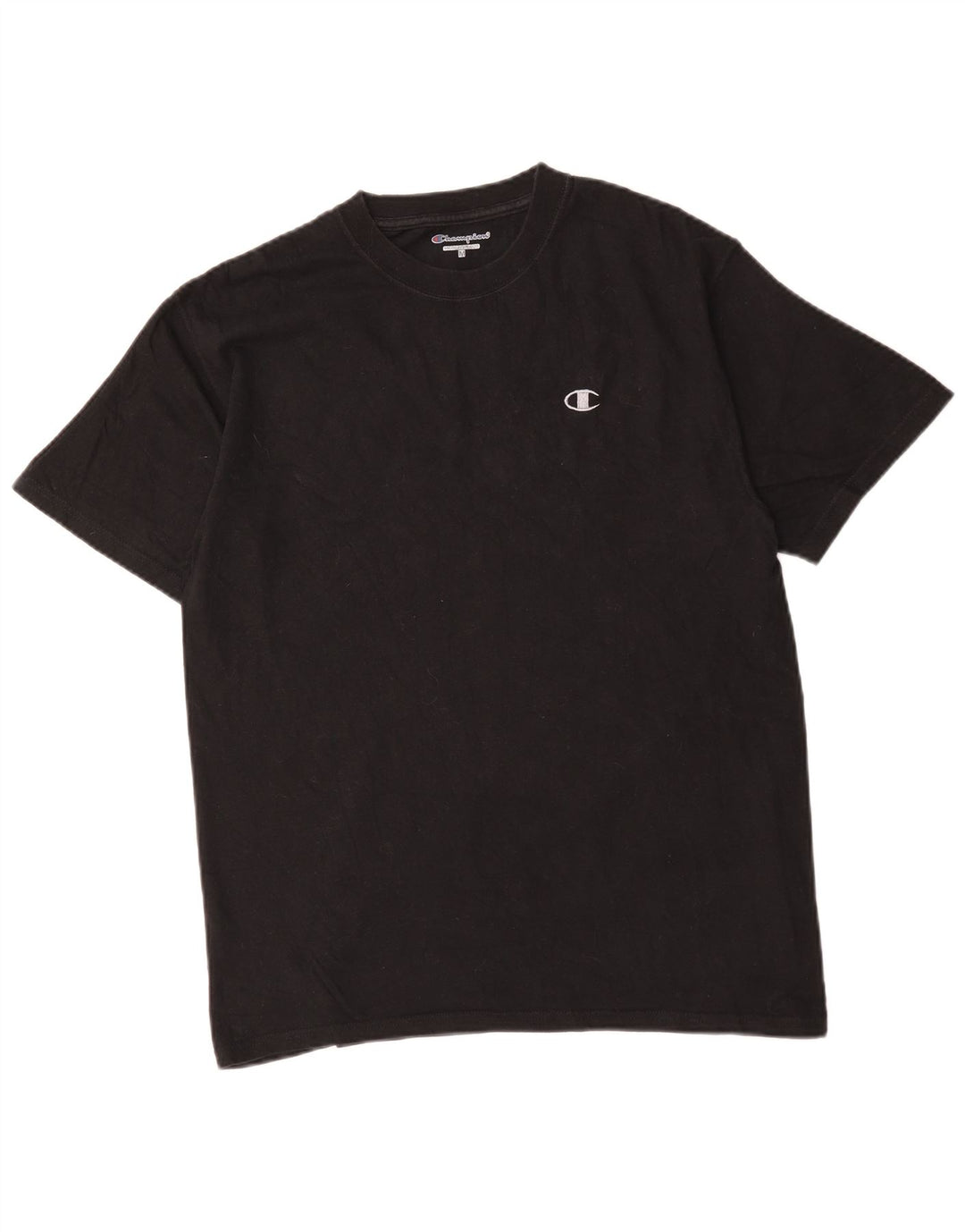 Champion Herren T-Shirt Top Medium Schwarz Baumwolle