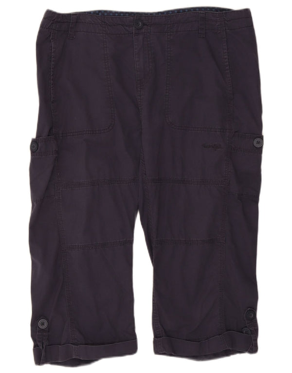 Weird Fish Gerade Capri-Hose für Damen, UK 16, Größe L, W38, L18, Marineblau