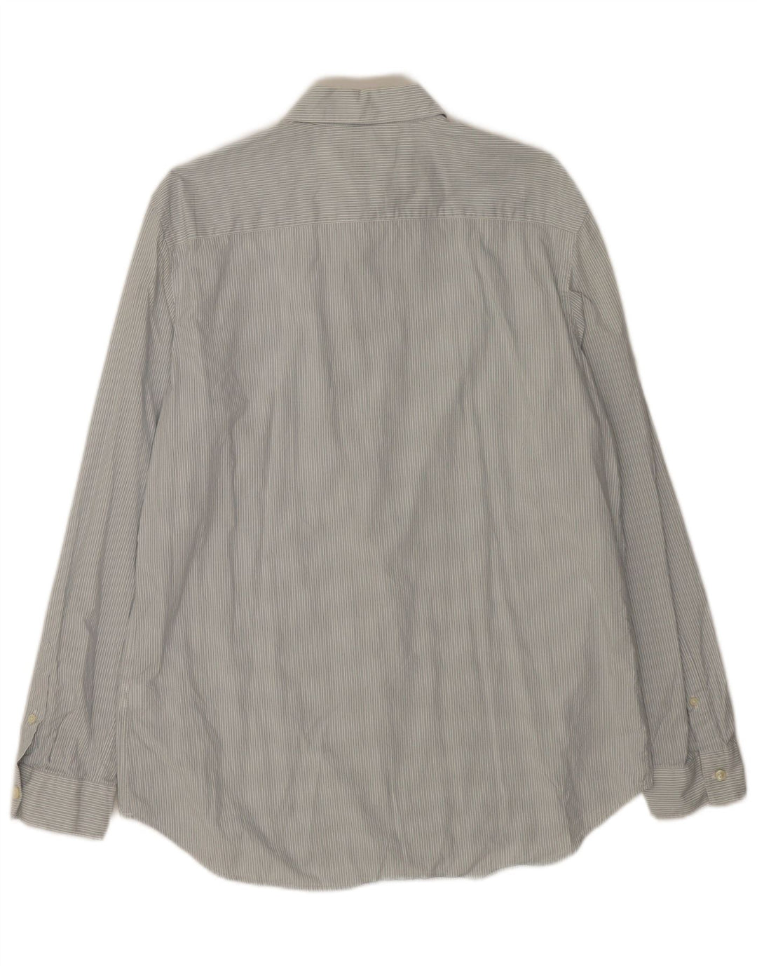 Zara Herren Regular Fit Hemd XL blau gestreift aus Baumwolle