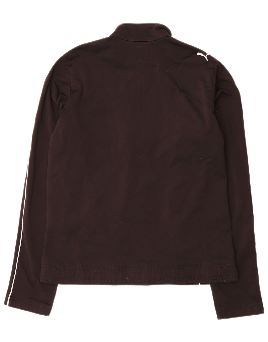 Puma Damen-Trainingsanzug-Top-Jacke, UK 14, groß, schwarzes Farbblock-Polyester