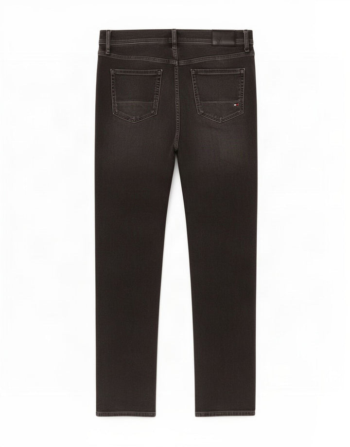 Tommy Hilfiger Herren Slim Jeans W34 L34 Graue Baumwolle