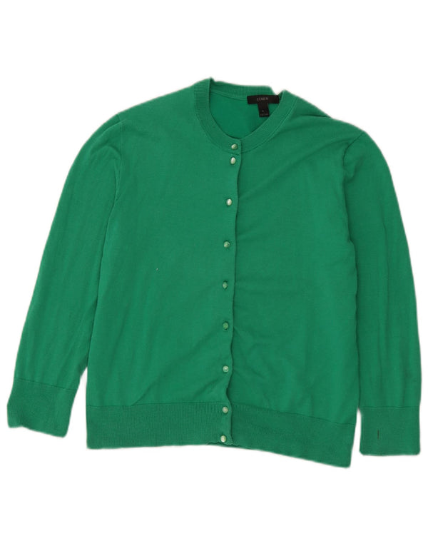 J. Crew Damen-Cardigan-Pullover UK 14 Große grüne Baumwolle