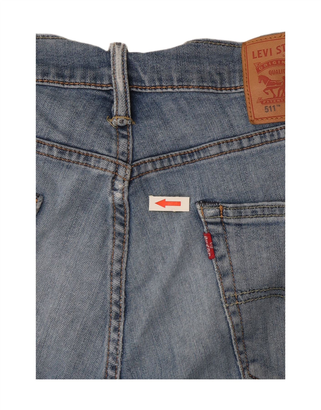 Levi's Herren 511 Slim Jeans W32 L31 Blaue Baumwolle