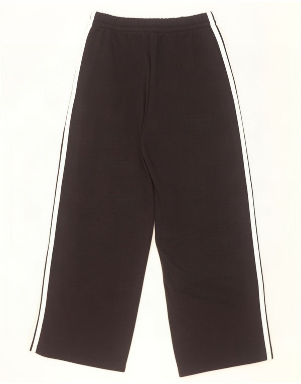 Adidas Damen-Trainingshose mit weitem Bein, UK 16/18, Größe L, Schwarz, Baumwolle