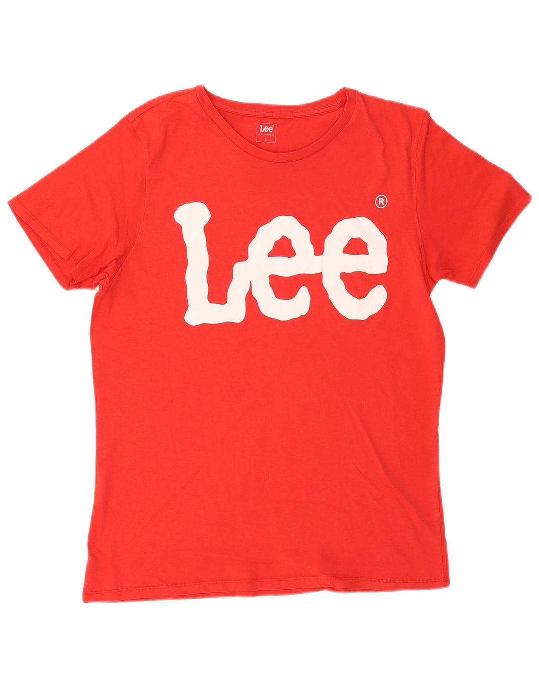 Lee Herren T-Shirt mit Grafik, Größe L, Rot