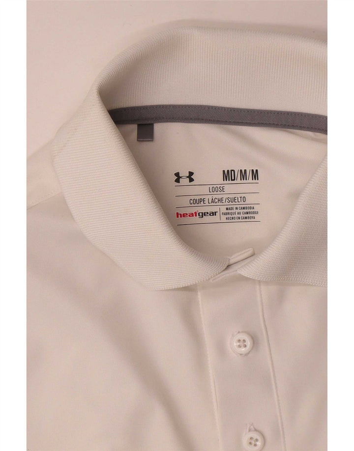 Under Armour Herren Heat Gear Poloshirt Mittelweiß