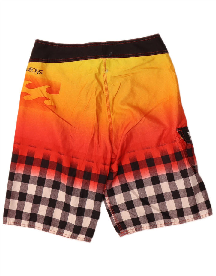 Billabong Herren-Badeshorts mit Grafik, mittelgroß, mehrfarbig, Gingham