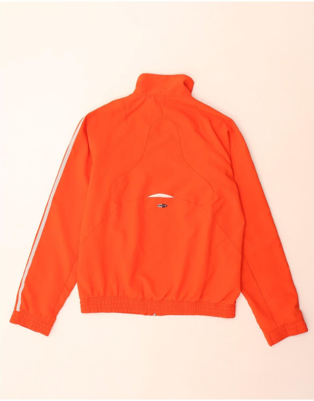 Adidas Herren-Trainingsanzug-Oberteil, Jacke, Größe S, Orange, Farbblock