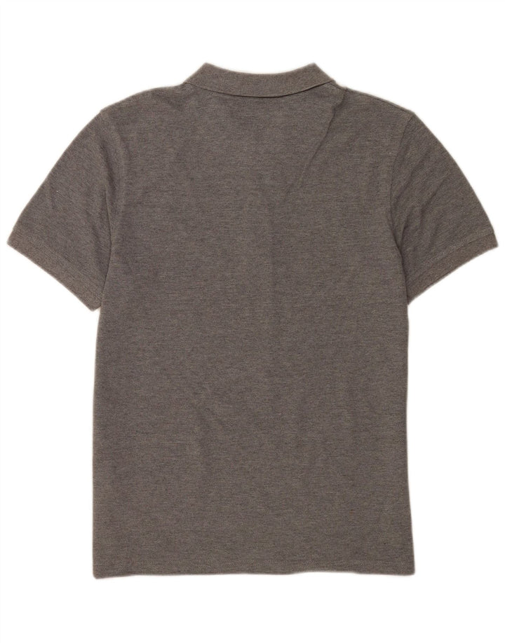 Lyle & Scott Herren-Poloshirt aus mittelgrauer Baumwolle