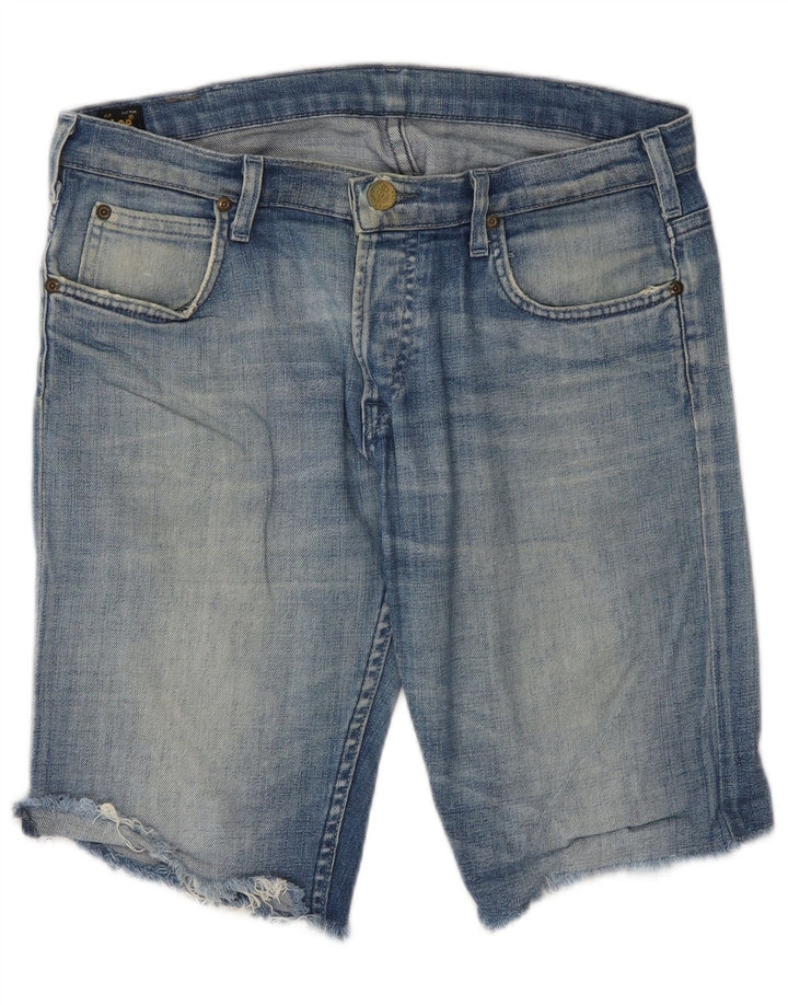 Lee Herren Lowell Denim Shorts W30 mittelblaue Baumwolle