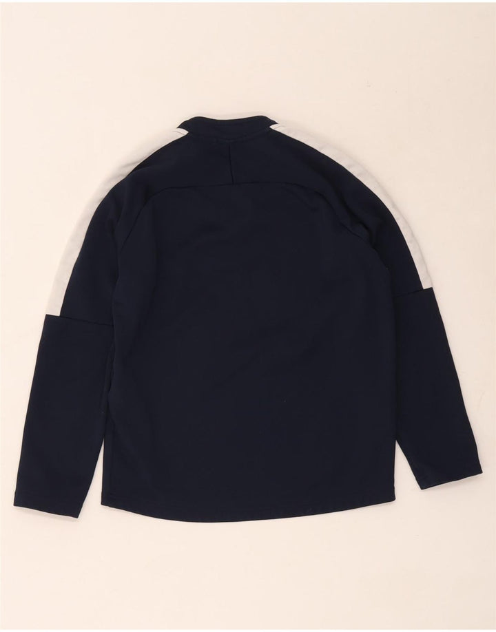 Nike Dri Fit Pullover-Trainingsanzugoberteil für Jungen, 10–11 Jahre, mittelgroß, Marineblau