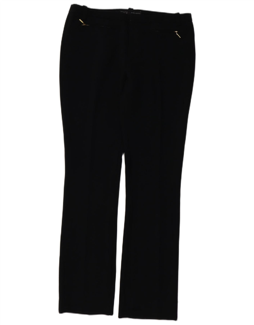 Gerade Anzughose für Damen von ZARA, Größe L, W30, L32, Schwarz