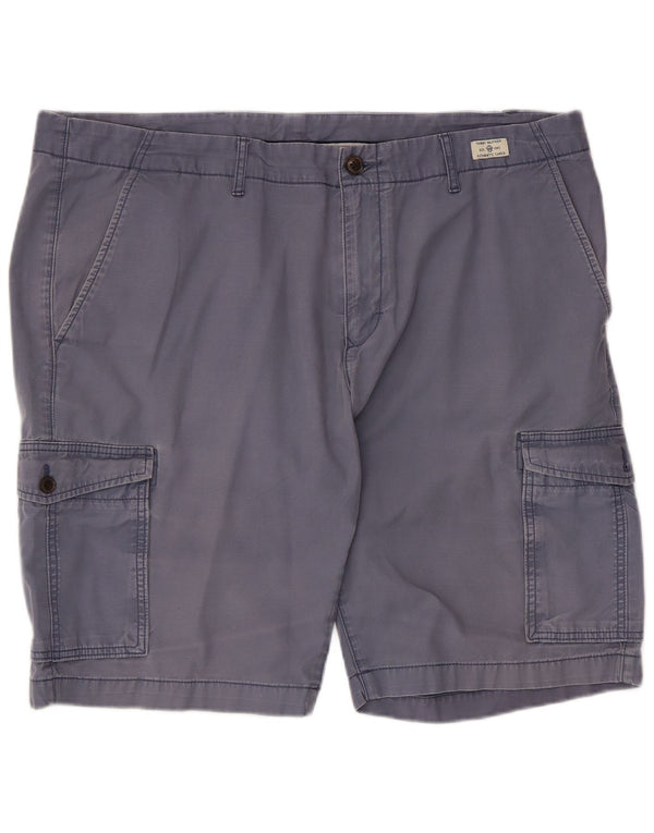 Tommy Hilfiger Herren Cargoshorts W40 XL Blaue Baumwolle
