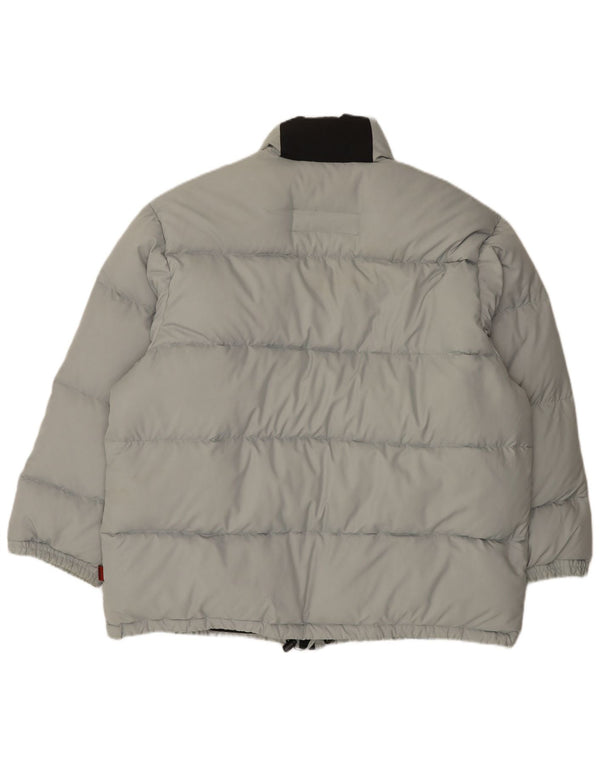 XS Exes Herren Wattierte Jacke UK 42 XL Grau Polyester
