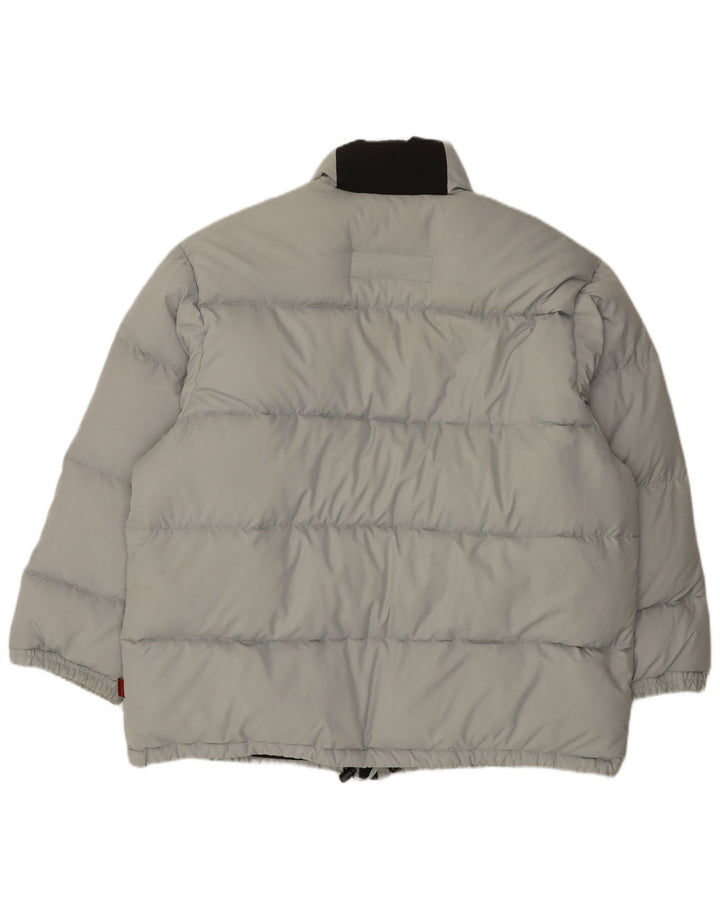XS Exes Herren Wattierte Jacke UK 42 XL Grau Polyester