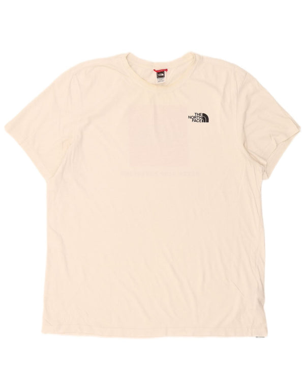 The North Face Herren-T-Shirt mit Grafik, XL, weiße Baumwolle