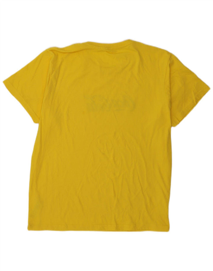 Roly Herren Grafik T-Shirt Top XL Gelb Baumwolle