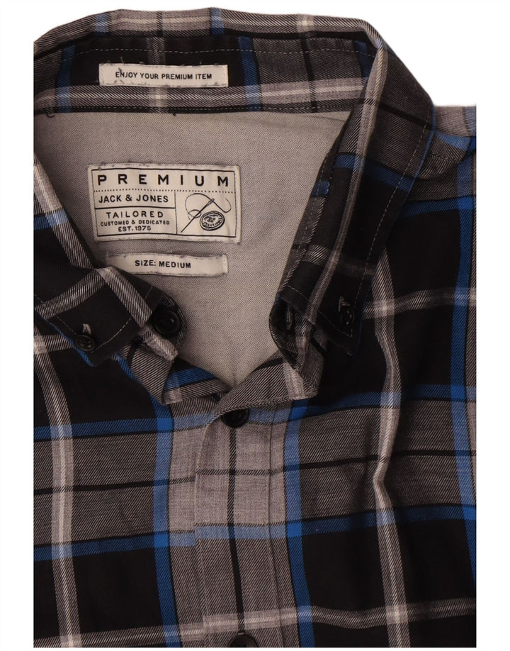 Jack & Jones Herren-Flanellhemd, mittelgroß, mehrfarbig, kariert, Baumwolle