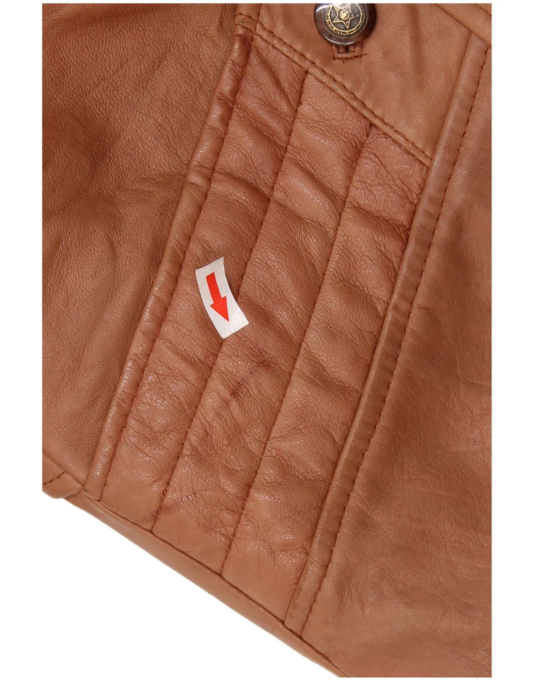 Vintage Damen Übergroße Lammfelljacke UK 16 Large Braun