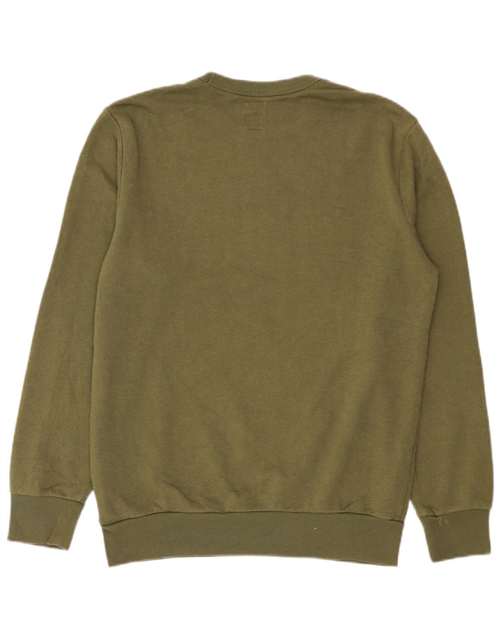 Gap Herren-Sweatshirt mit Grafik, Größe S, Khaki, Baumwolle