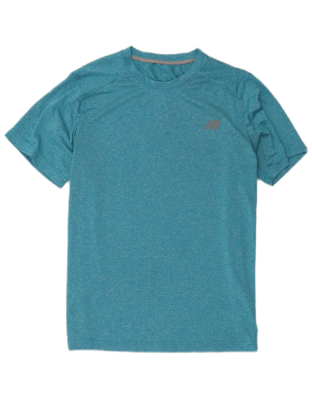 New Balance Herren T-Shirt Top Small Blau Polyester