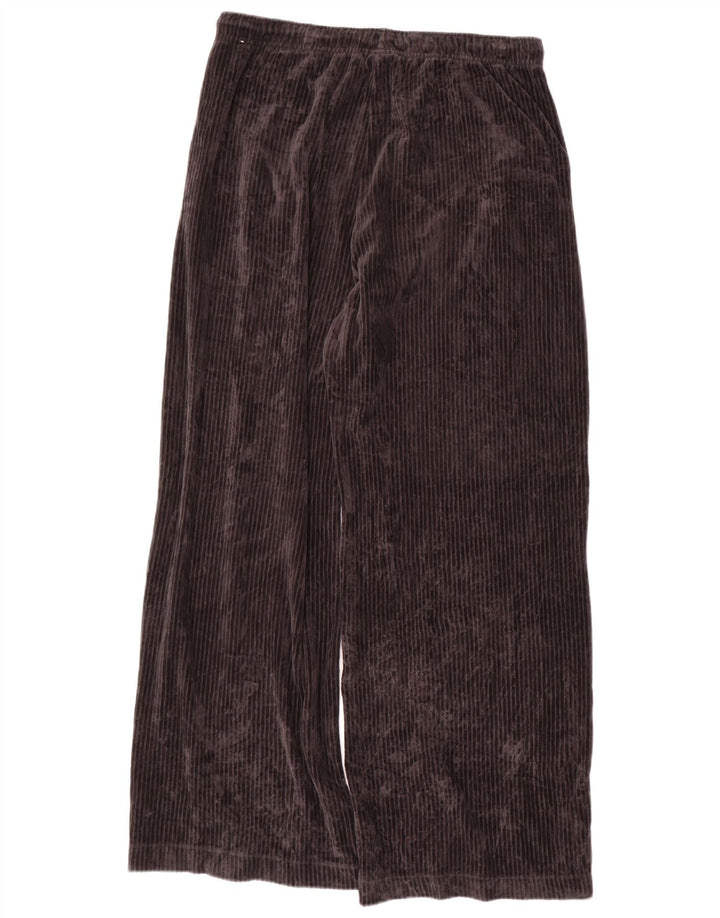 NIKE Mens Velour Tracksuit Trousers Large  Black Cotton