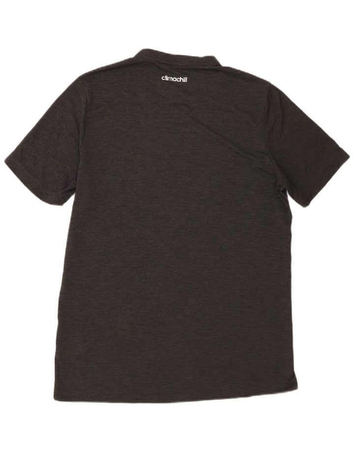 Adidas Herren Climachill T-Shirt Top Mittelgraues Polyester