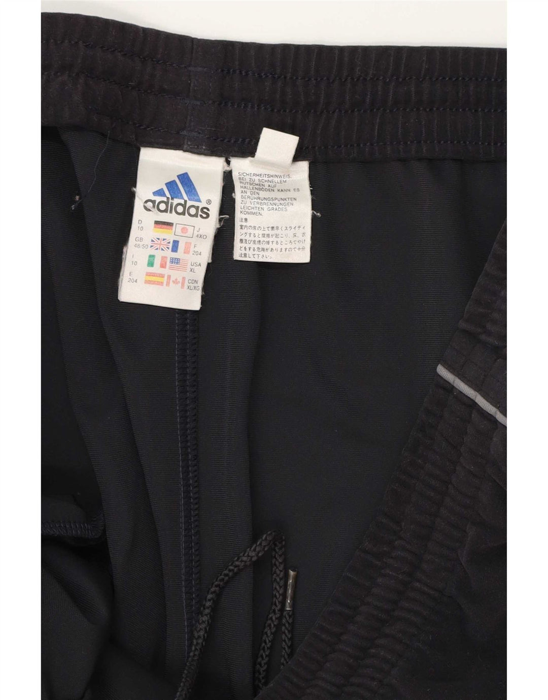 Adidas Herren Trainingshose UK 48/50 XL Grau Polyester