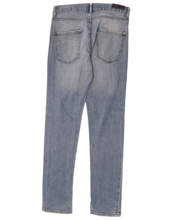 Zara Herren Slim Jeans EU 42 Large W32 L34 Blau
