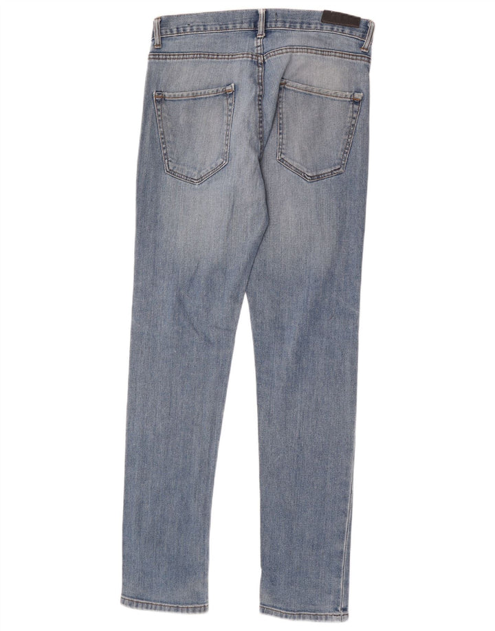 Zara Herren Slim Jeans EU 42 Large W32 L34 Blau