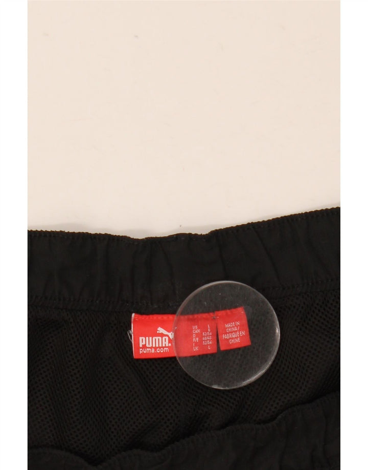 Puma Herren-Trainingshose, Jogginghose, Größe L, Schwarz