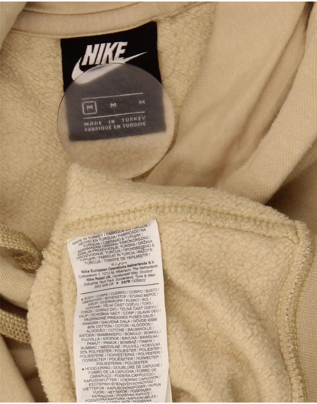 Nike Herren Kapuzenpullover aus mittelbeiger Baumwolle