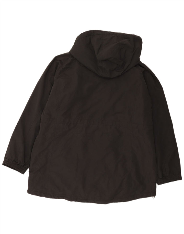 Mountain Warehouse Damen-Windbreakerjacke mit Kapuze, UK 22 3XL, Schwarz