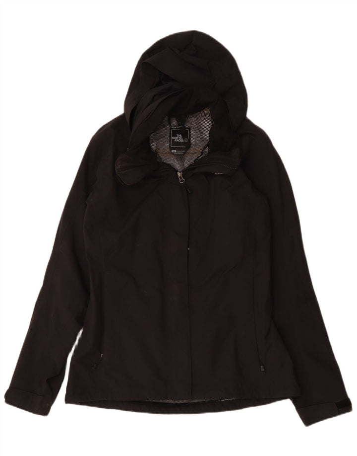 The North Face Damen-Regenjacke mit Kapuze, UK 14, mittelschwarz, Polyester