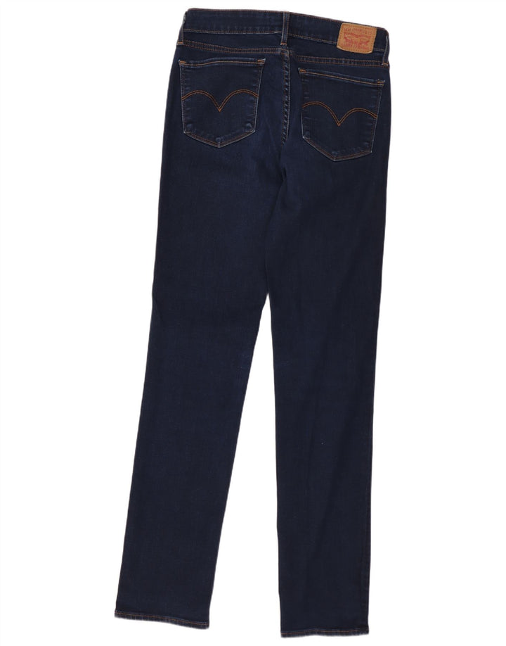 LEVI'S Damen 712 Slim Jeans W29 L31 Marineblaue Baumwolle
