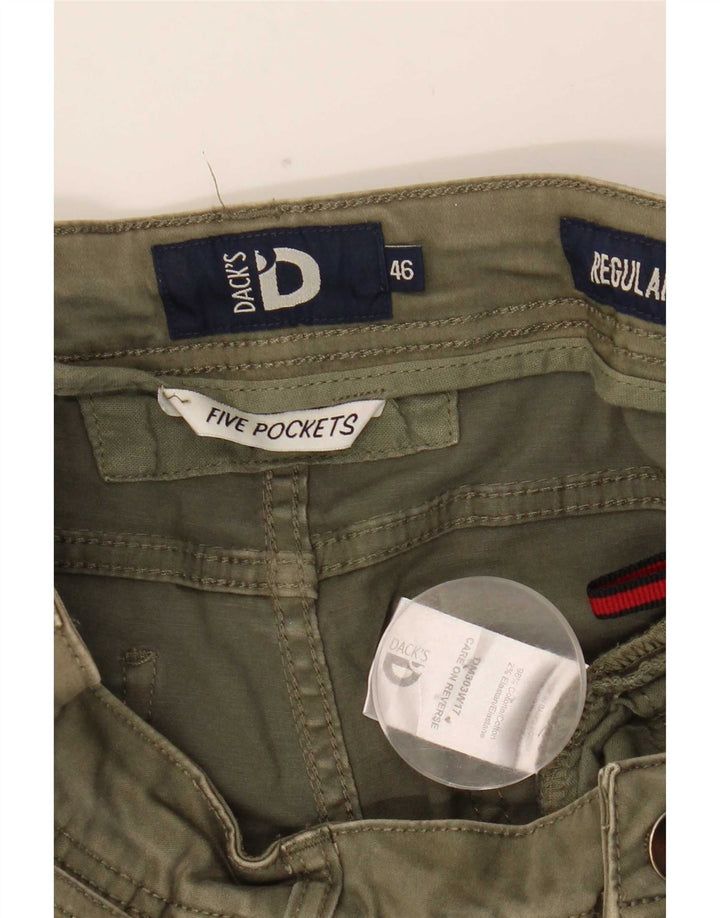 Dack's gerade Freizeithose für Damen, IT 46, Größe L, W32, L28, Khaki
