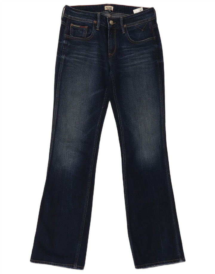 Tommy Hilfiger Damen Bootcut Jeans W29 L32 Marineblau Baumwolle
