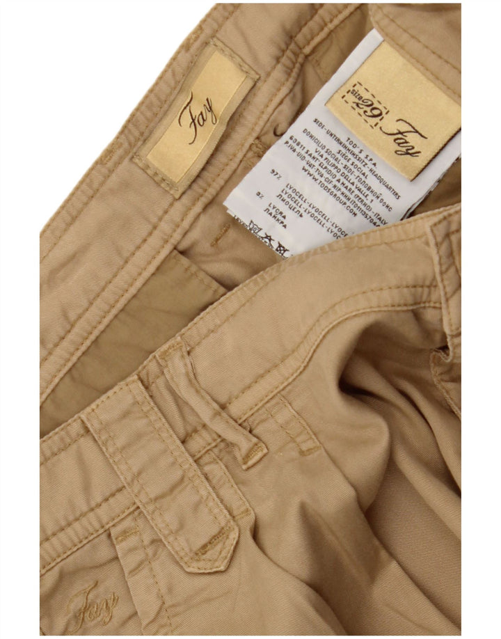 FAY Damen Chinoshorts W29 Medium Beige Lyocell