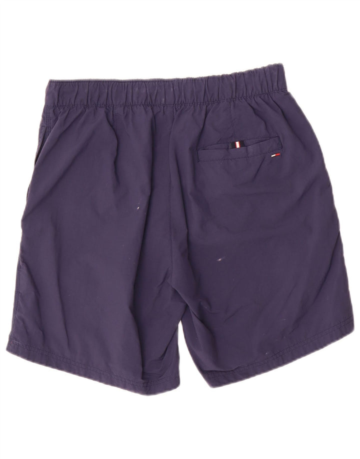Tommy Hilfiger Herren-Badeshorts mit Grafik, mittelgroß, Marineblau